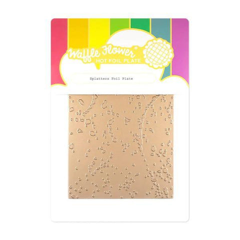 Splatters Hot Foil Plate