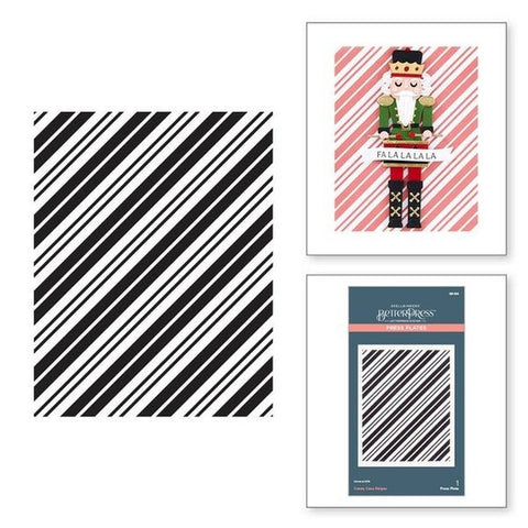 Dancin' Christmas Friends Collection -Candy Candy Stripes Press Plate