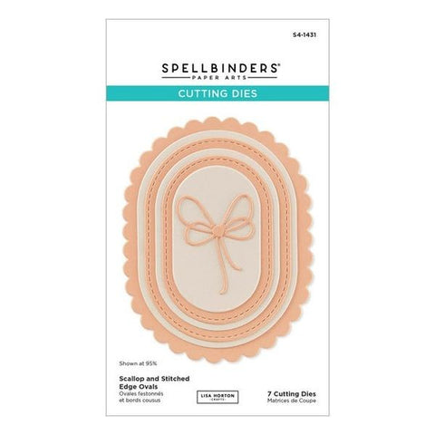 Wildflowers Collection - Scallop and Stitched Edge Ovals Dies