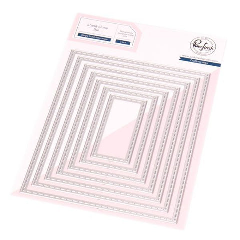 Essentials: Single Stitch Rectangle - Dies