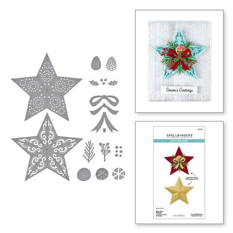 Country Christmas Collection - Barn Star Wreath Dies