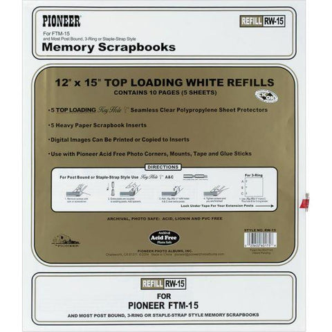 12'x15" Page Protectors