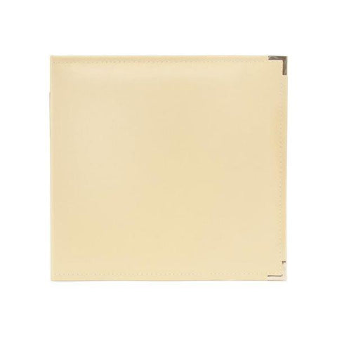 Classic Leather 3 Ring Album - Vanilla