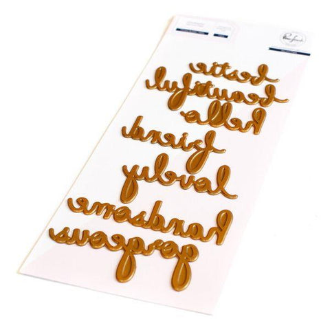 Phrase Builder: Hello Hot Foil Plates