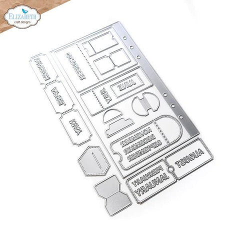 Get Crafty Planner Essential Collection - Tickets and Tabs - Dies