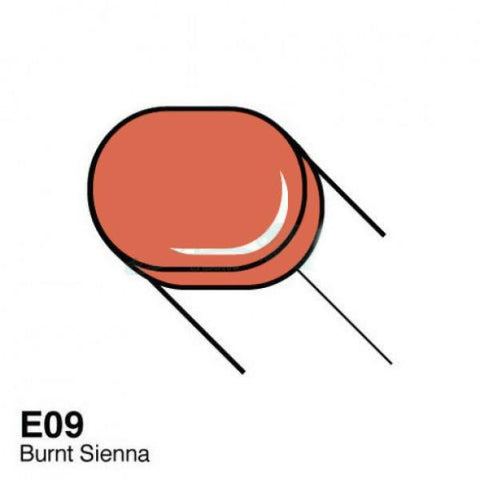 Copic Sketch Marker - E09 - Burnt Sienna