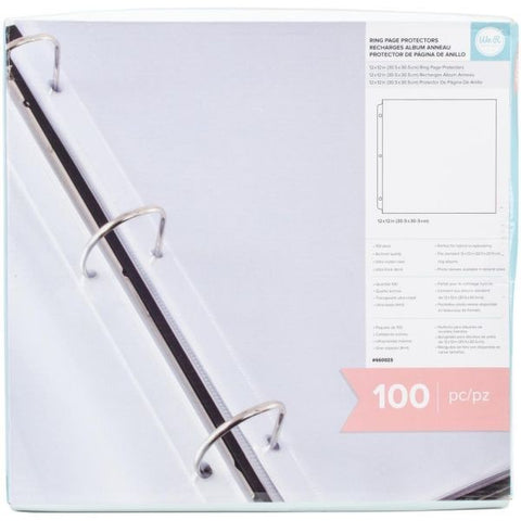 Ring Album Page Protectors - 100 per pkg