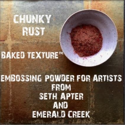 Baked Texture Embossing Powder - Chunky Rust