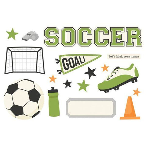 Soccer - Simple Page Page Pieces