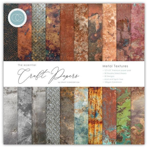 Metal Textures - 6x6 Paper Pad