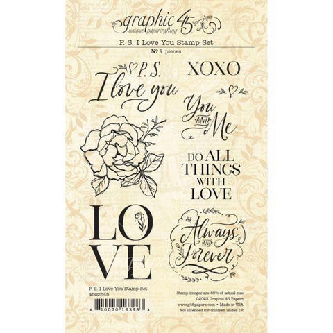 P.S. I Love You - Clear Stamps