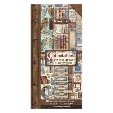 Vintage Library - 6x12 Collectable Paper Pad