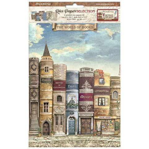 Vintage Library - Rice Paper - Collection
