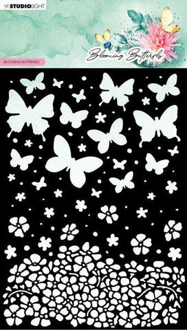 Blooming Butterfly - Blooming Butterflies Stencil