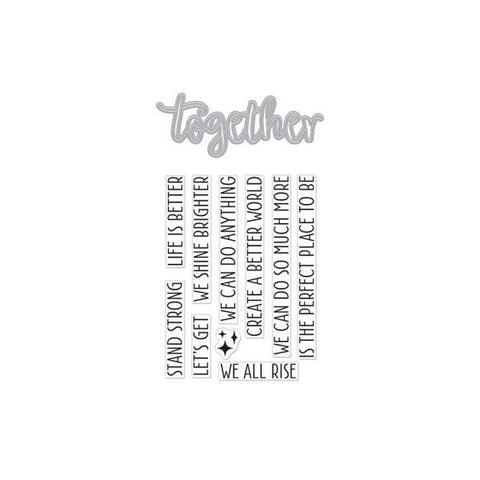 Together - Clear Stamps and Die Set