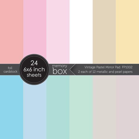 Vintage Pastel Mirror 6x6 Paper Pad