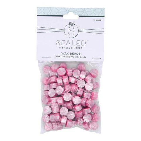 Sealed Collection - Pink Damask Wax Beads
