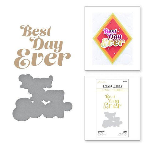 It's My Party Too Collection - Glimmering Best Day Hot Foil Plate & Die Set