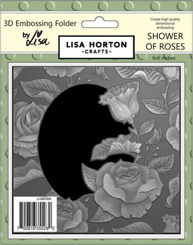 Shower of Roses - 3D Embossing Folder