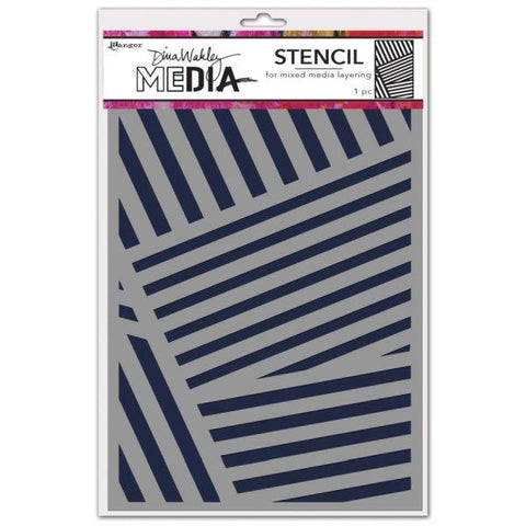 Dina Wakely Media Stencil - Angles