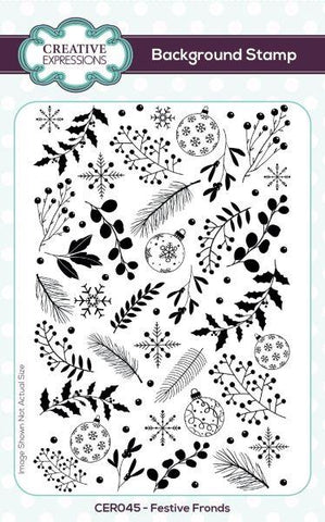 Festive Fronds - Cling Stamp