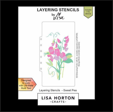 Sweet Pea Slimline Layering Stencils