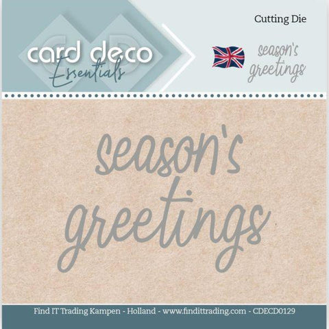 Card Deco Essentials - Dies - Season's Greetings