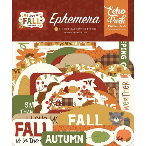 I Love Fall - Ephemera - Icons