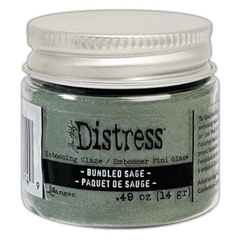 Distress Embossing Glaze - Bundled Sage