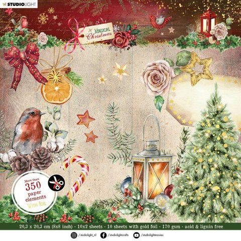 Magical Christmas - Die Cut Block Paper Elements