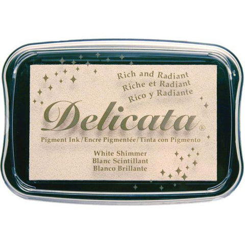 Delicata Ink Pad - White Shimmer