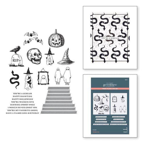 Betterpress Halloween - Halloween Icons Press Plate & Die Set