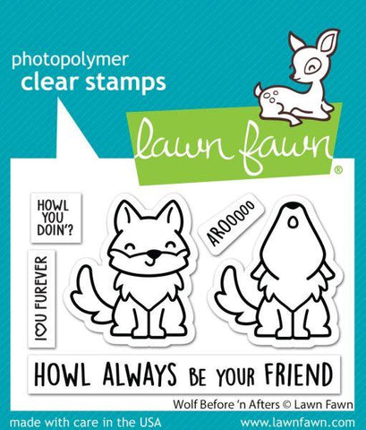 Wolf Before n' Afters - Clear Stamps