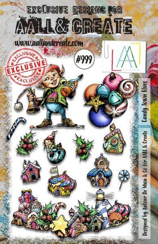Candy Town Elves - Clear Stamps