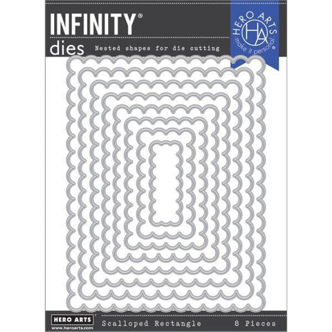Scalloped Rectangle Infinity Dies