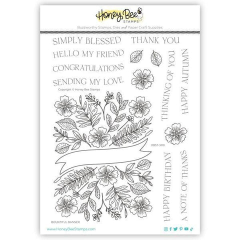 Bountiful Banner - Clear Stamps