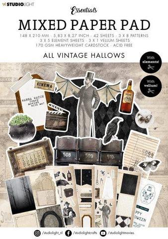 Mixed Paper Pad - All Vintage Hallows Essentials