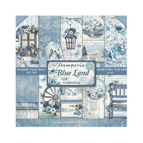 Blue Land - 8x8 Paper Pad