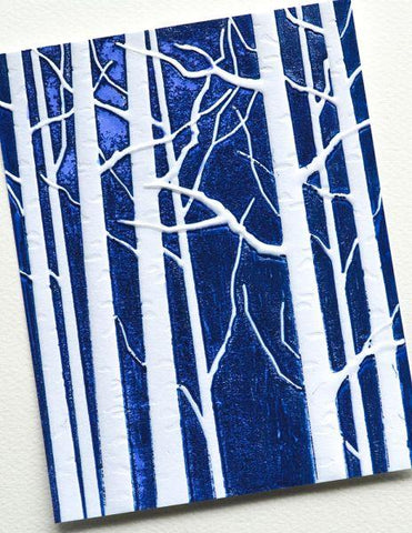 Birch Tree Forest 3D Embossing Folder