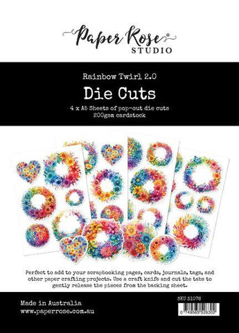 Rainbow Twirl 2.0 - Die Cuts