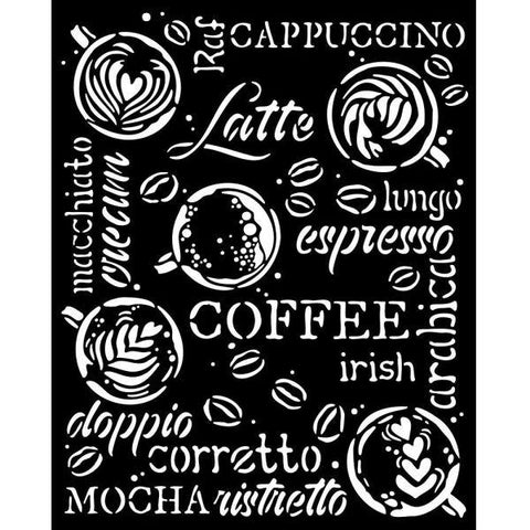 Coffee and Chocolate - Stencil - Cappuccino