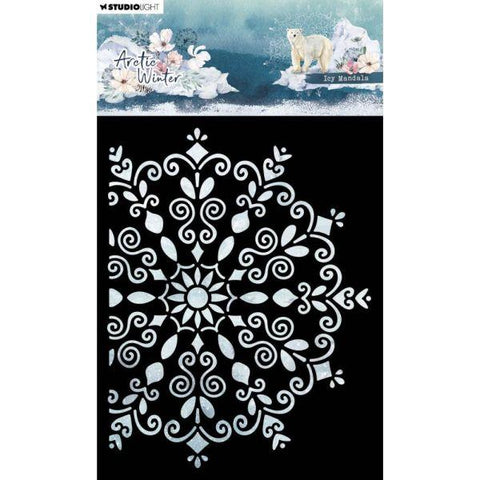 Arctic Winter - Stencil - Icy Mandala