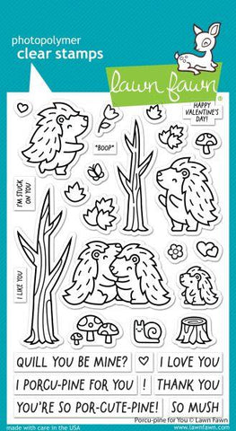 Porcu-pine For You - Clear Stamps