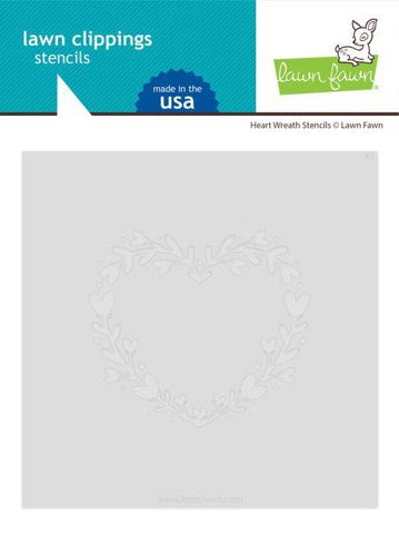 Heart Wreath Layering Stencils