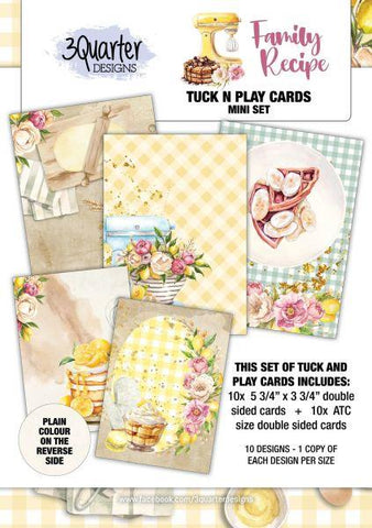 Family Recipe Tuck N Play Cards Pack - Mini Set
