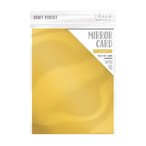 Satin Mirror Cardstock - Gold Pearl