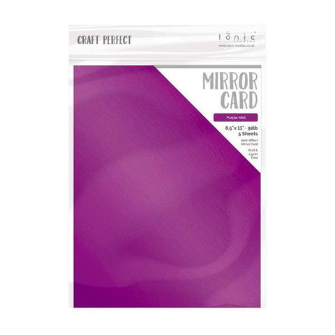 Satin Mirror Cardstock - Purple Mist
