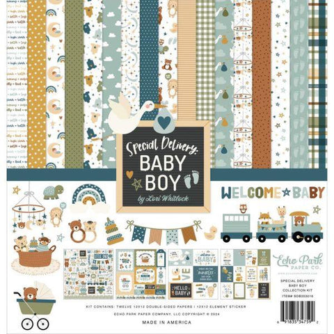 Special Delivery Baby Boy - 12x12 Collection Kit