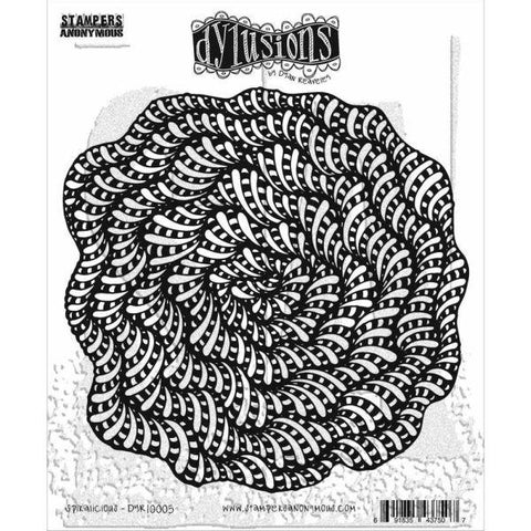 Dylusions Cling Stamps - Spiralicious