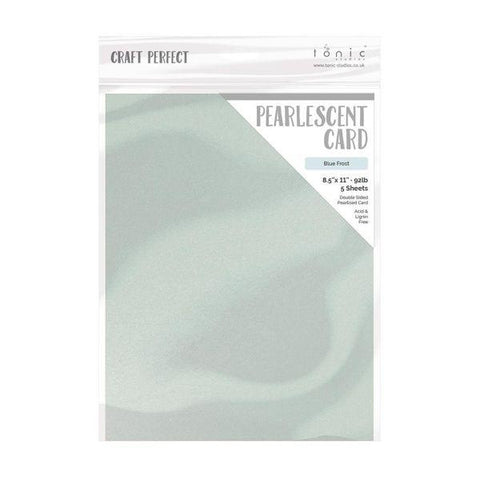 Pearlescent Cardstock - Blue Frost